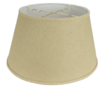 5216 Burlap Floor Lampshade Hardback with Trim 5216